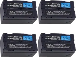 ◘ [4 Pack] 7.2V 5240mAh BDC70 Rechargeable Lithium Battery for Topcon, Sokkia Total Stations/GPS Station and GNSS Receivers