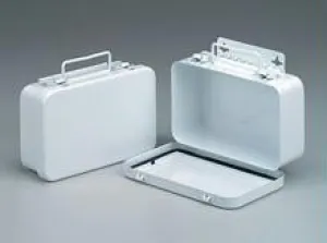 10 Unit- empty metal case w- hanger & gasket- 7-1-2 in. x4-1-2 in. x2-3-8 in. - horizontal- 1 ea.