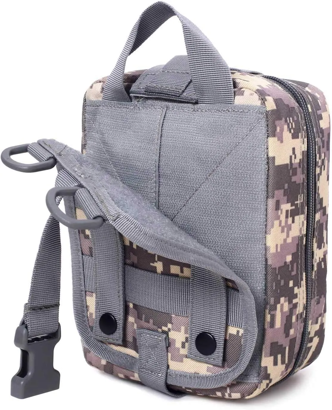 1000D Molle Ifak Pouch Rip Away, Tactical Tear Away Medical Pouch Empty, Military First Aid Pouch Bag Only for Camping Hiking Travel
