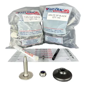 1.375” Top Gun SP Snowmobile Studs Kit Qty 144, Rust-Free & Lightweight, Includes Install Tools & Template, for OEM Ski-Doo 1.25/1.35 1-Ply Tracks