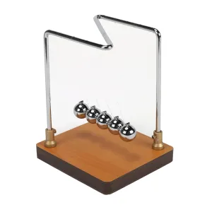 1379 Newton's Cradle Demonstration Also Known as a Collision Ball Apparatus. A Demonstration for Physical Science. Study Concepts Such as Conservation of Energy, Momentum, Elastic