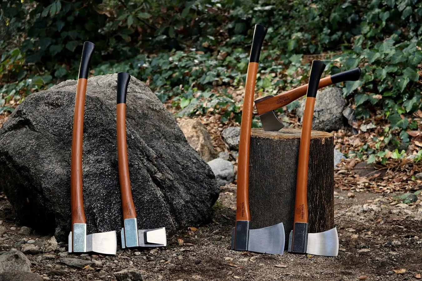 1844 Helko Werk Germany Vario Universal Hatchet - German Made Small Axe Hatchet and Pack Axe for Cutting Wood and Splitting Wood - Head 2 lbs, Handle 18 in. (Universal Hatchet) #10051