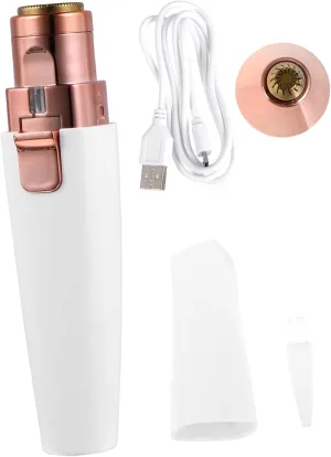 1Pc Rechargeable Electric Eyebrow Trimmer Facial Hair Remover for Women Painless Eyebrow Razor for Removal Portable Compact Design