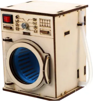 1Set DIY Washing Machine Assembly Educational Science Experiment Plaything for Enhances Creativity and Observation Skills Young