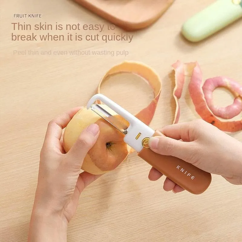 2-in-1 Vegetable Peeler and Mini Chef Knife - Kitchen Tool