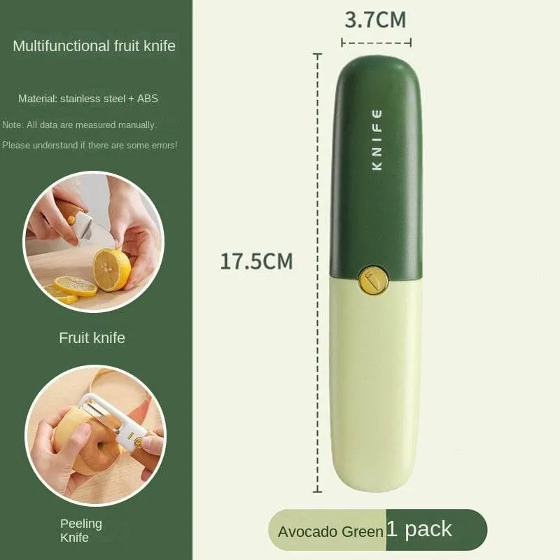 2-in-1 Vegetable Peeler and Mini Chef Knife - Kitchen Tool