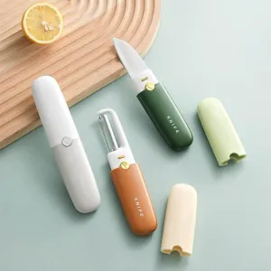 2-in-1 Vegetable Peeler and Mini Chef Knife - Kitchen Tool