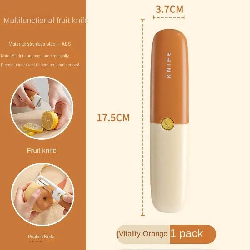 2-in-1 Vegetable Peeler and Mini Chef Knife - Kitchen Tool