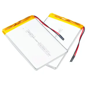 2 packs of rechargeable 606090 3.7 V 5500 mAh lithium polymer lithium battery with protective PCB charging module