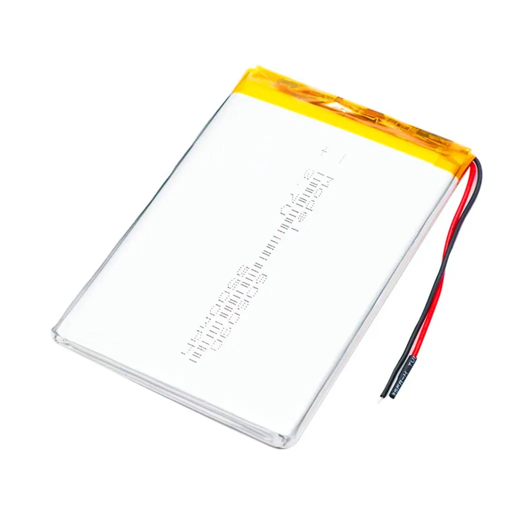2 packs of rechargeable 606090 3.7 V 5500 mAh lithium polymer lithium battery with protective PCB charging module