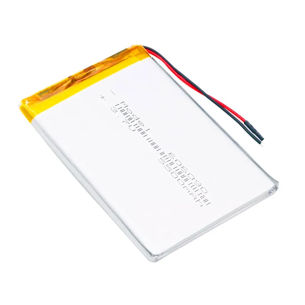 2 packs of rechargeable 606090 3.7 V 5500 mAh lithium polymer lithium battery with protective PCB charging module