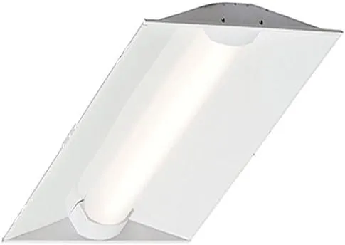 2 x 4 Lay-In Troffer 44W Dimmable LED 3500K 4000 Lumens 2 Lamp T8 Equal Frosted Lens 120-277V Cree ZR24-40L-35K-10V-EB14