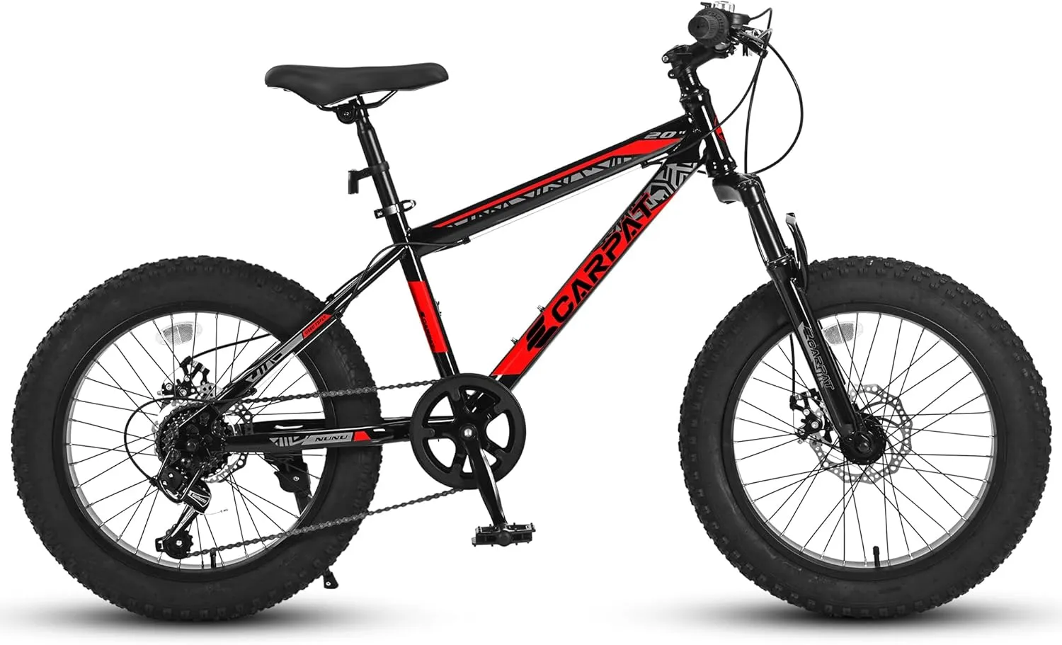 20 Inch Kids' Bike Ages 5-12, 7-Speed Mountain Bike Birthday Gifts Bicycles for Boys Girls Present, Outdoor Cycling City Snow Mountain Bikes