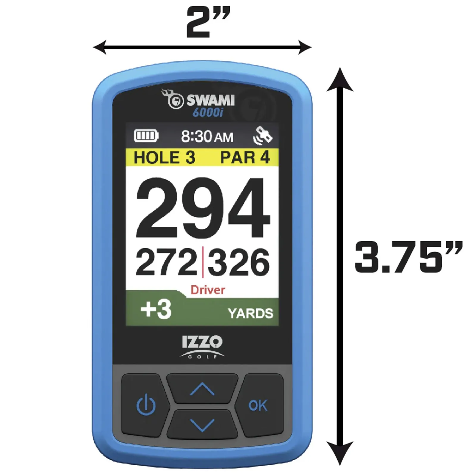 2025 Izzo Swami 6000i Golf GPS Rangefinder