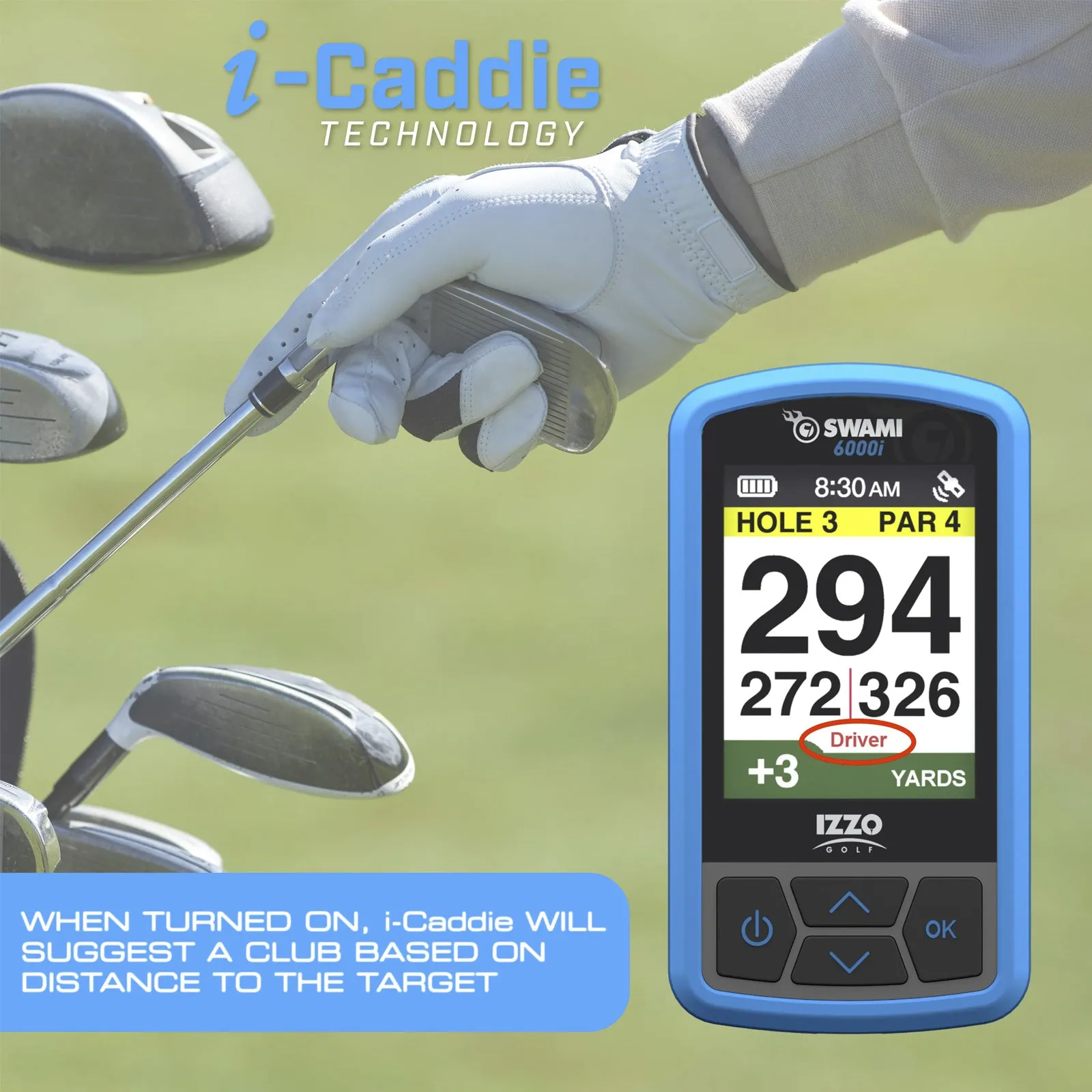 2025 Izzo Swami 6000i Golf GPS Rangefinder