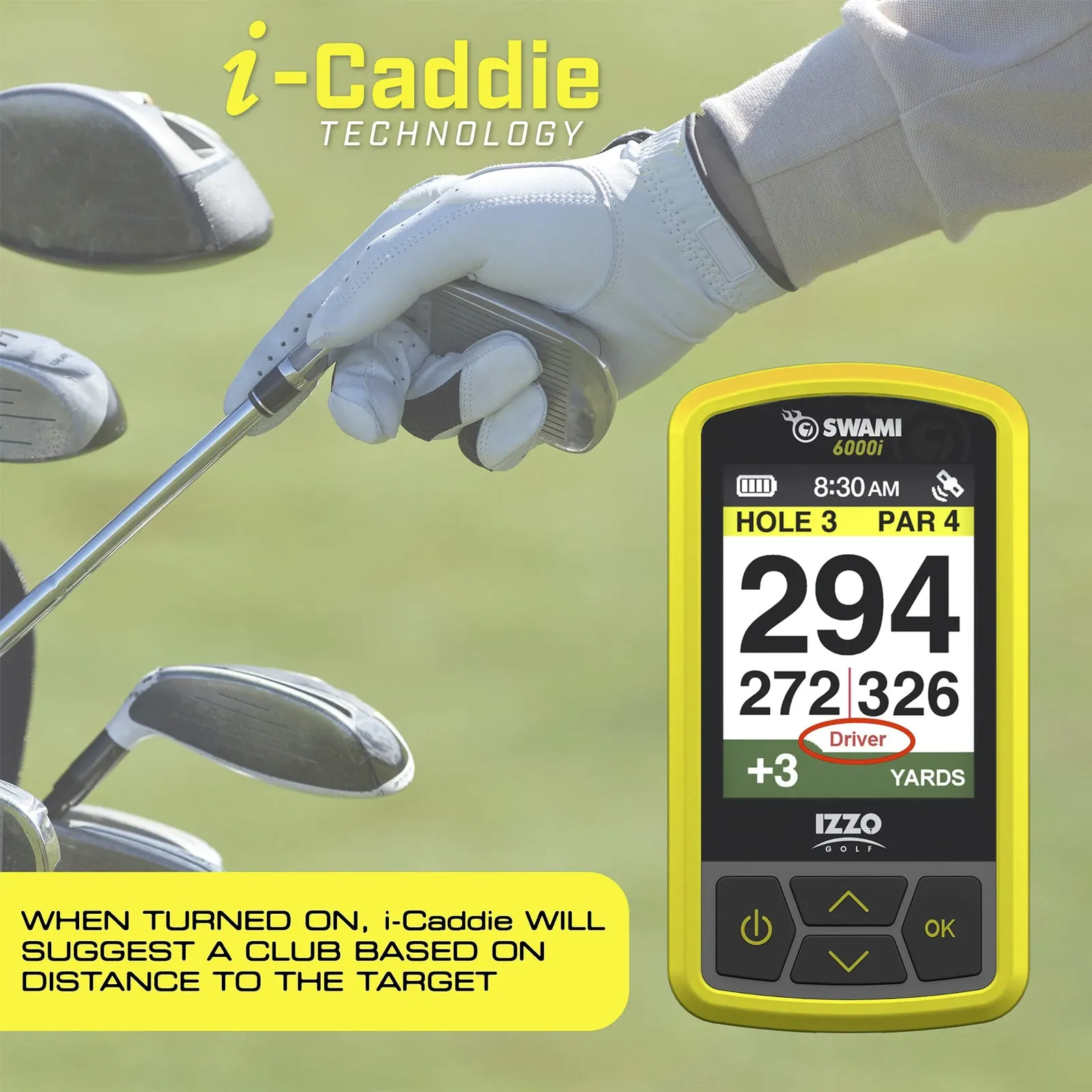 2025 Izzo Swami 6000i Golf GPS Rangefinder