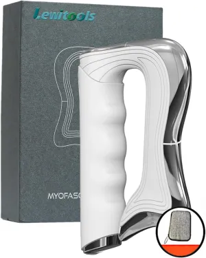 2025 New Electric Massage Scraper & Massager, Fascia Knife Multifunctional Muscle Massage Tool, Muscle Relaxation Electric Fascia Knife Scraper for Fascial Massager, Whole Body, White