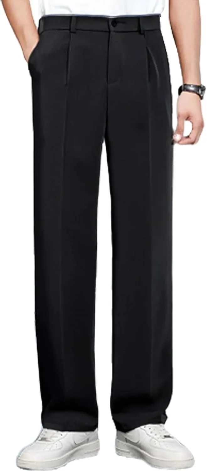 2025 New Fleurosta Stretch Waist Ice Silk Pants,Ultra Stretch Ice Silk Comfort Everyday Pants,All-Day Comfort