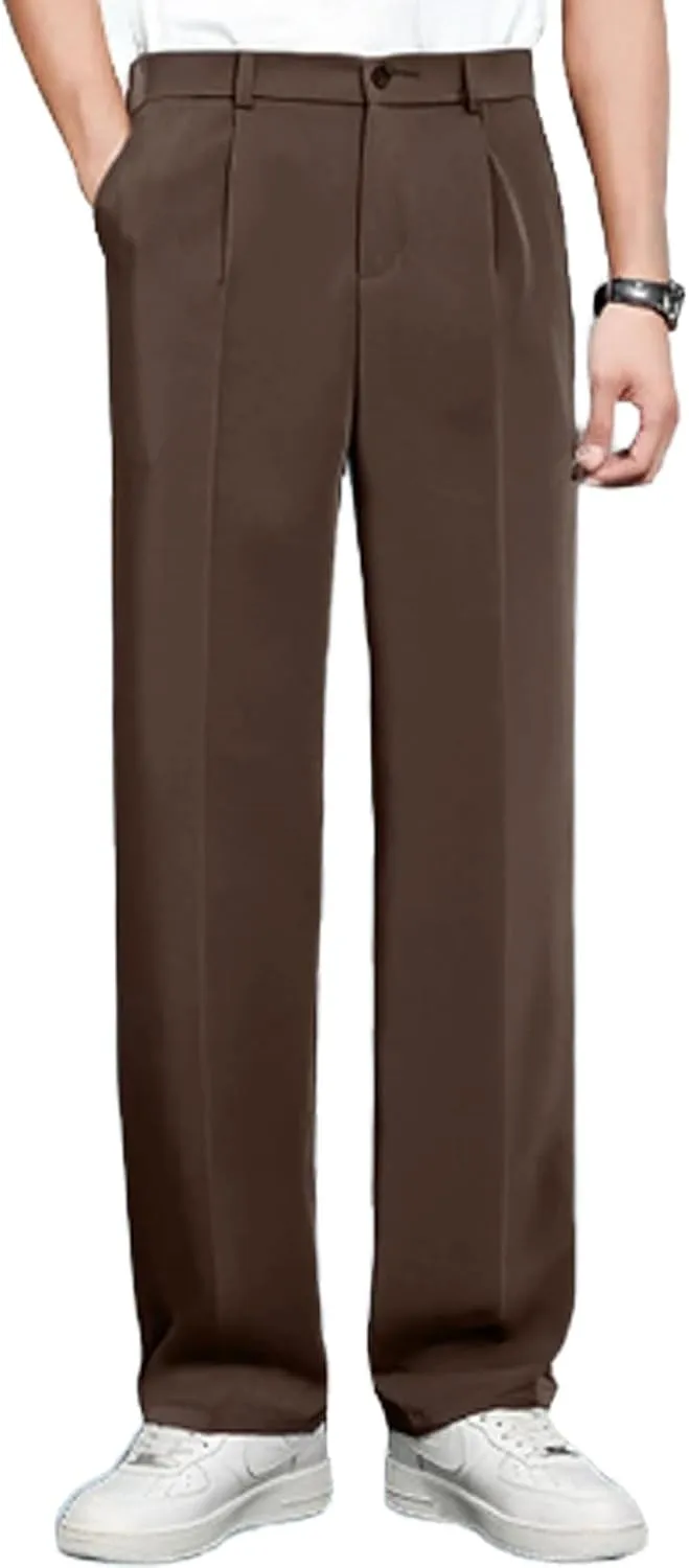 2025 New Fleurosta Stretch Waist Ice Silk Pants,Ultra Stretch Ice Silk Comfort Everyday Pants,All-Day Comfort