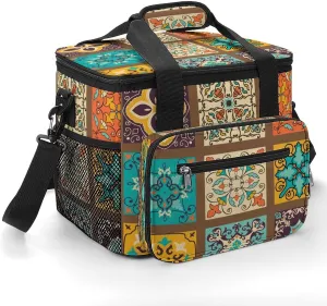 22.5L Waterproof Soft Cooler BagInsulated Lunch Box for Camping Fishing Beach Road Trips