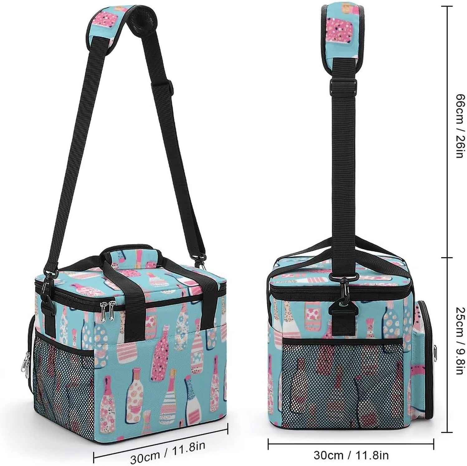 22.5L Waterproof Soft Cooler BagInsulated Lunch Box for Camping Fishing Beach Road Trips