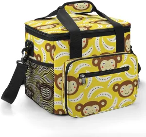 22.5L Waterproof Soft Cooler BagInsulated Lunch Box for Camping Fishing Beach Road Trips