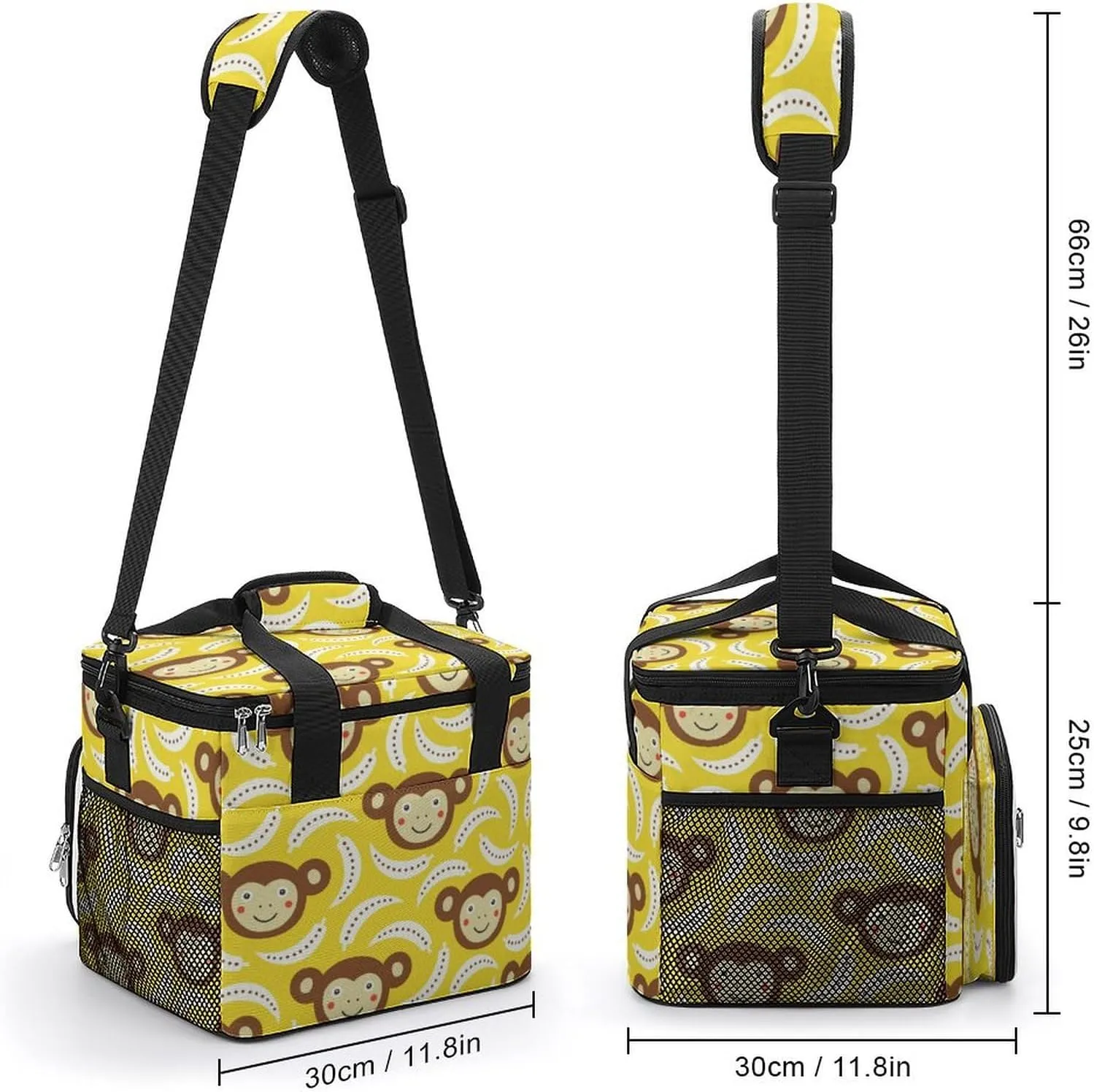 22.5L Waterproof Soft Cooler BagInsulated Lunch Box for Camping Fishing Beach Road Trips