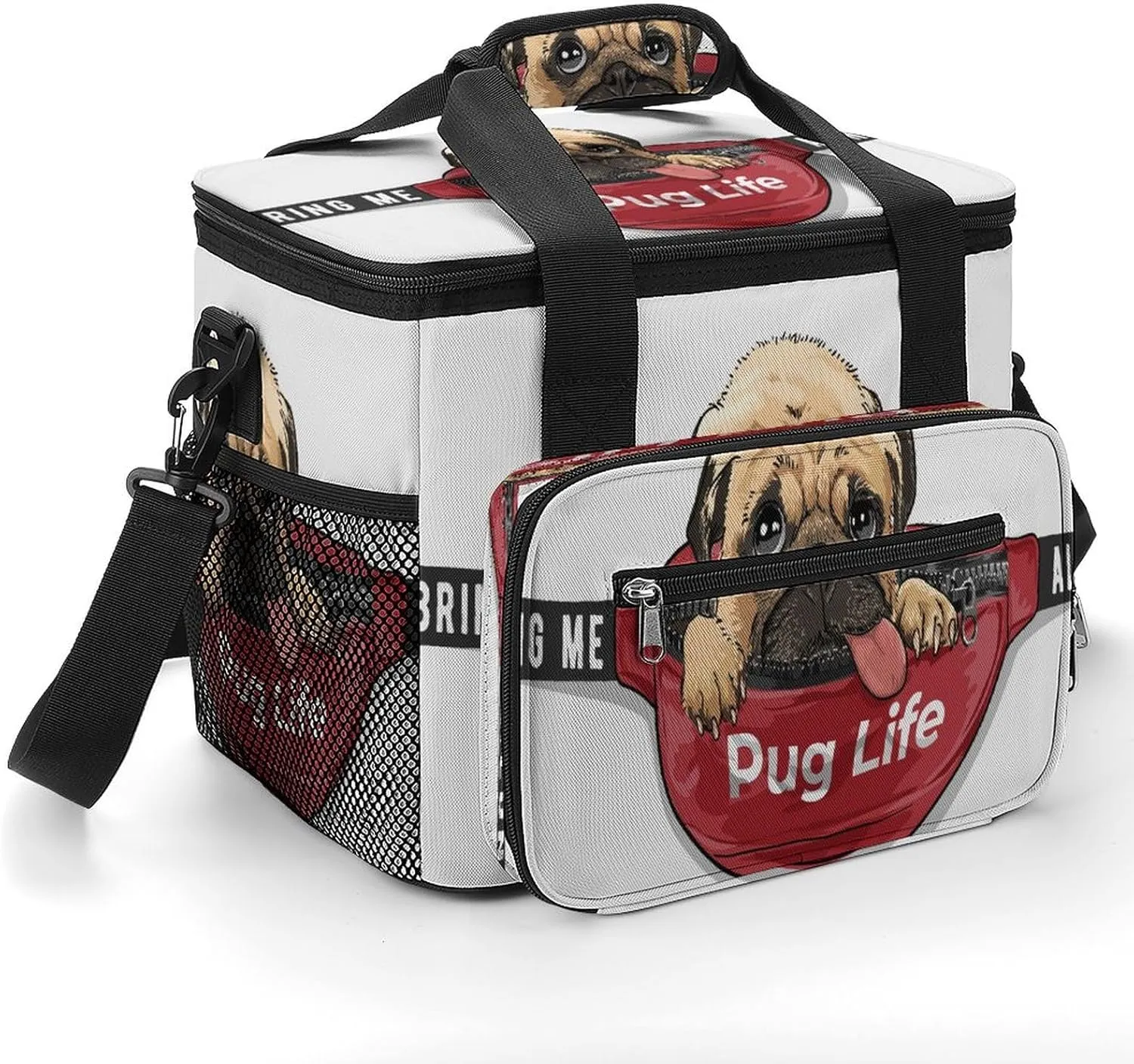 22.5L Waterproof Soft Cooler BagInsulated Lunch Box for Camping Fishing Beach Road Trips