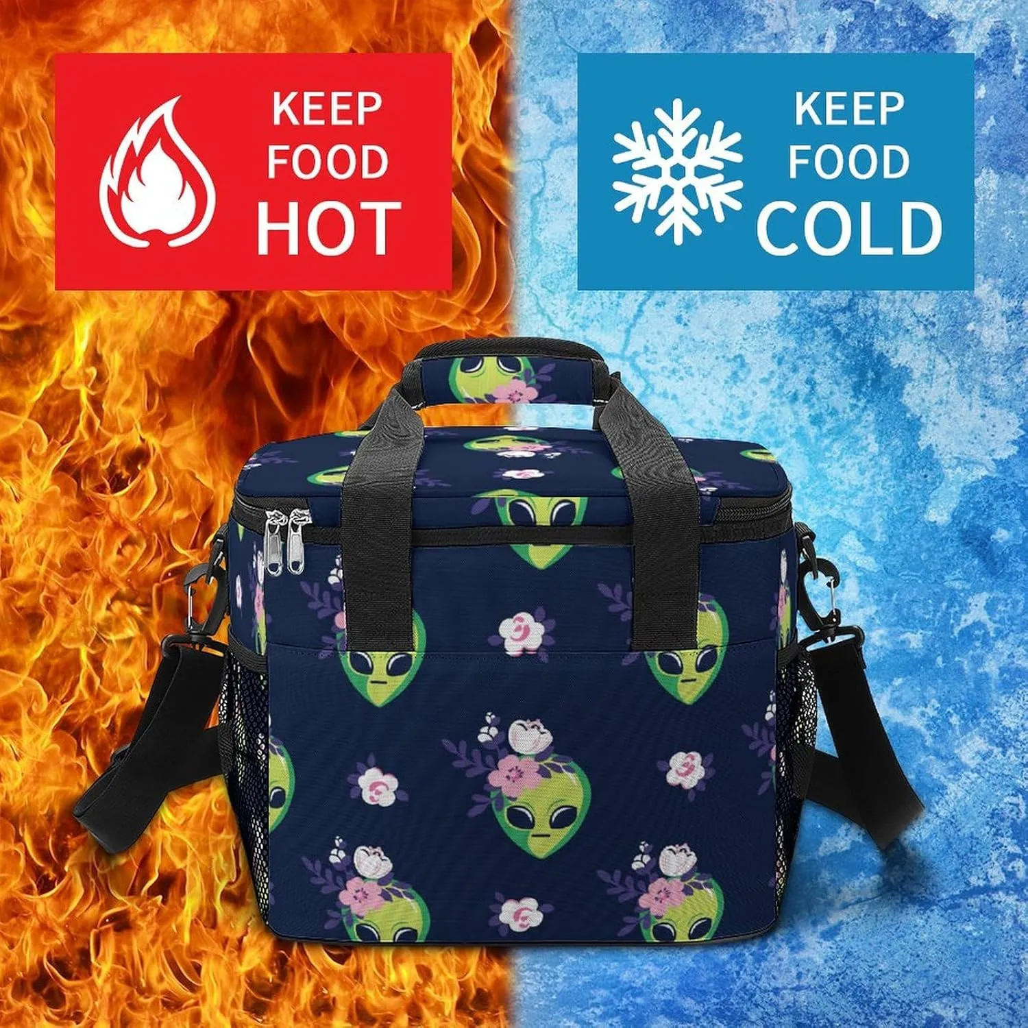 22.5L Waterproof Soft Cooler BagInsulated Lunch Box for Camping Fishing Beach Road Trips