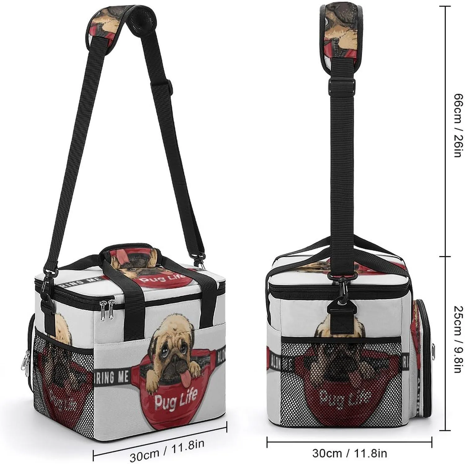 22.5L Waterproof Soft Cooler BagInsulated Lunch Box for Camping Fishing Beach Road Trips