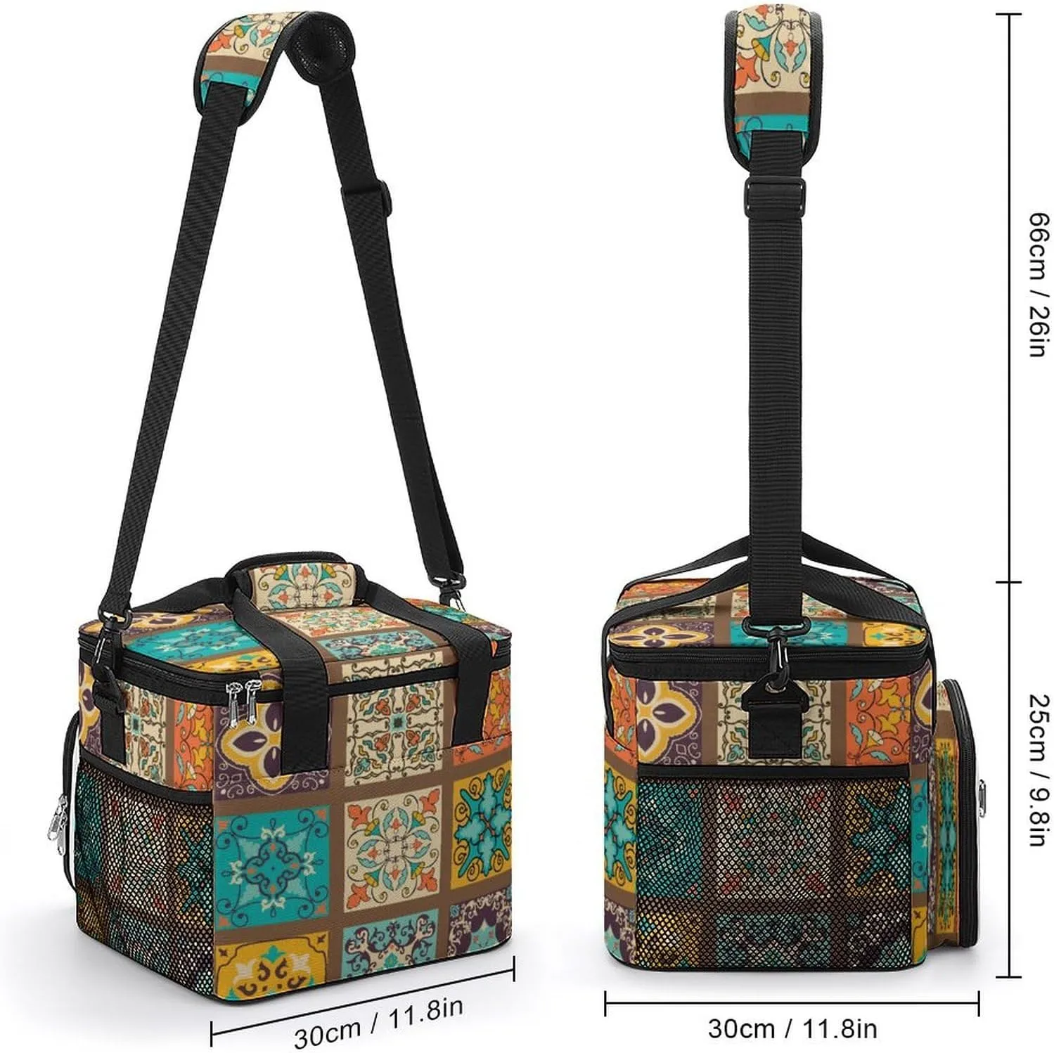22.5L Waterproof Soft Cooler BagInsulated Lunch Box for Camping Fishing Beach Road Trips