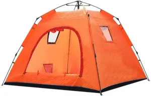 3-5 People Ice Fishing Hut Tent with Carry Bag, Winter Ice Fishing Shelter Fully Automatic Warm and Thick Cotton Tent, Outdoor Camping Warm Shade Shelter Tent