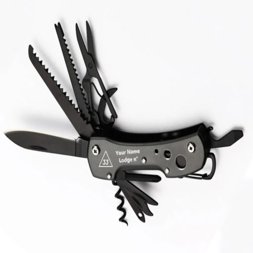 33rd Degree Scottish Rite Pocket Knife - Multifunctional