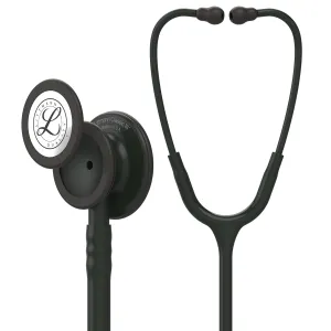 3M Littmann Classic III Monitoring Stethoscope, 5803, More Than 2X as Loud, Weighs Less, Stainless Steel Black-Finish Chestpiece, 27' Black Tube, Stem and Headset