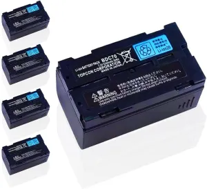 (5-Pack) New for Top-con BDC70 Battery 7.2V 5240mAh Li-ion Battery for Total Station/GPS