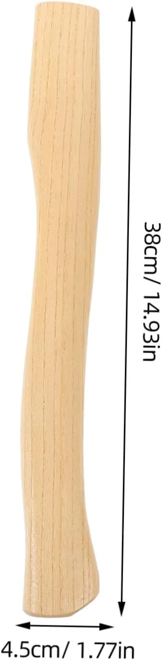 5 Sets Ax Wooden Handle Wooden Handles Wood Axe Part Hatchet Handle Replacement Sturdy Axe Handle Replacement Axe Fitting Handle for Axe Wooden Axe Accessory Axe Grip Axe Handles