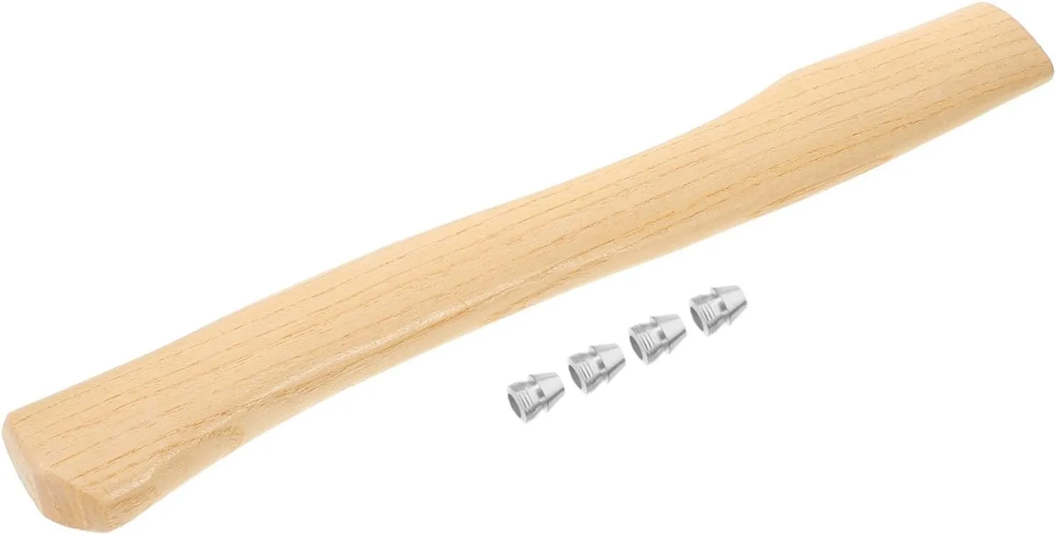 5 Sets Ax Wooden Handle Wooden Handles Wood Axe Part Hatchet Handle Replacement Sturdy Axe Handle Replacement Axe Fitting Handle for Axe Wooden Axe Accessory Axe Grip Axe Handles