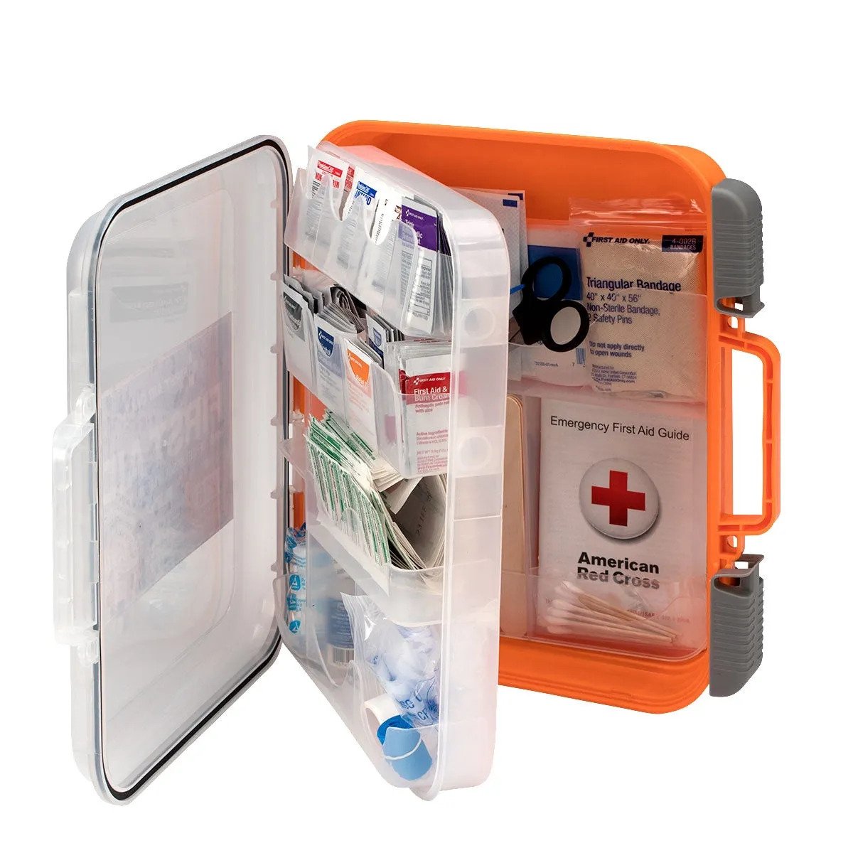 50 Person ANSI A  216 Piece First Aid Kit, Plastic