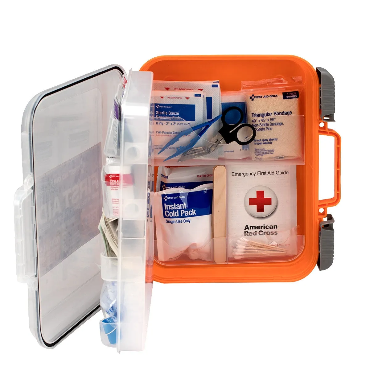 50 Person ANSI A  216 Piece First Aid Kit, Plastic