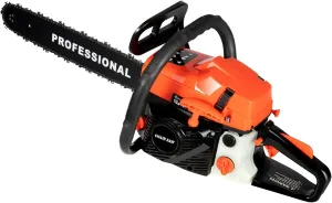 58cc Gas Chainsaws, 20 Inch 2-Stroke Gas Powered Chainsaw Kit, Handheld Cordless Chain Saw Include Tool Bag&Fuel Bottle for Wood Cutting, Forest Felling, Tree Pruning