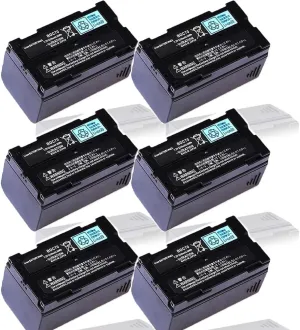 〖6 Pack〗7.2V 5240mAh BDC70 Rechargeable Li-Ion Battery for Top-con Sokkia Total Stations/GPS, Robotic Total Stations and GNSS Receivers