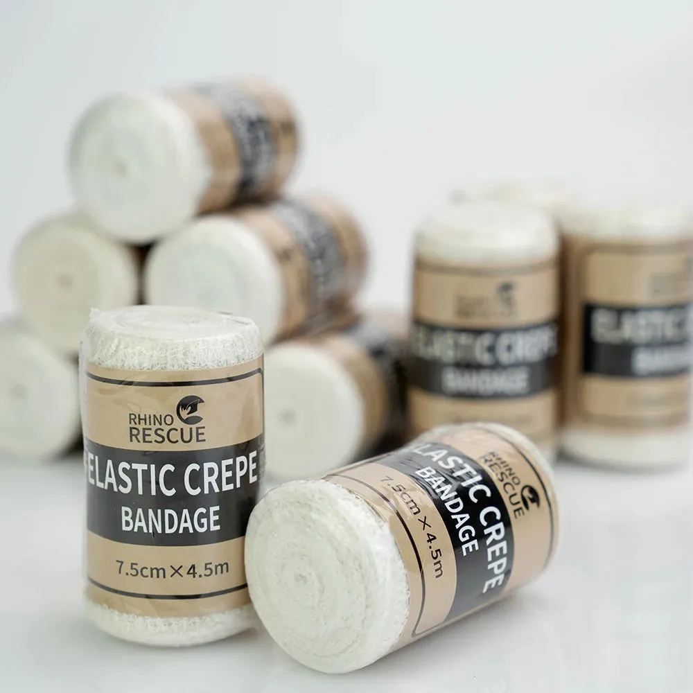 6/12 Pcs Elastic Crepe Bandage Set - First Aid Kit for Outdoor Sports and Emergency Care