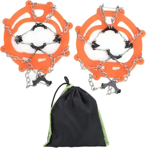 8 Tooth Crampons Foot Cover Ice and Snow Outdoor Walking Weapon Mountaineering Skiing Crampons