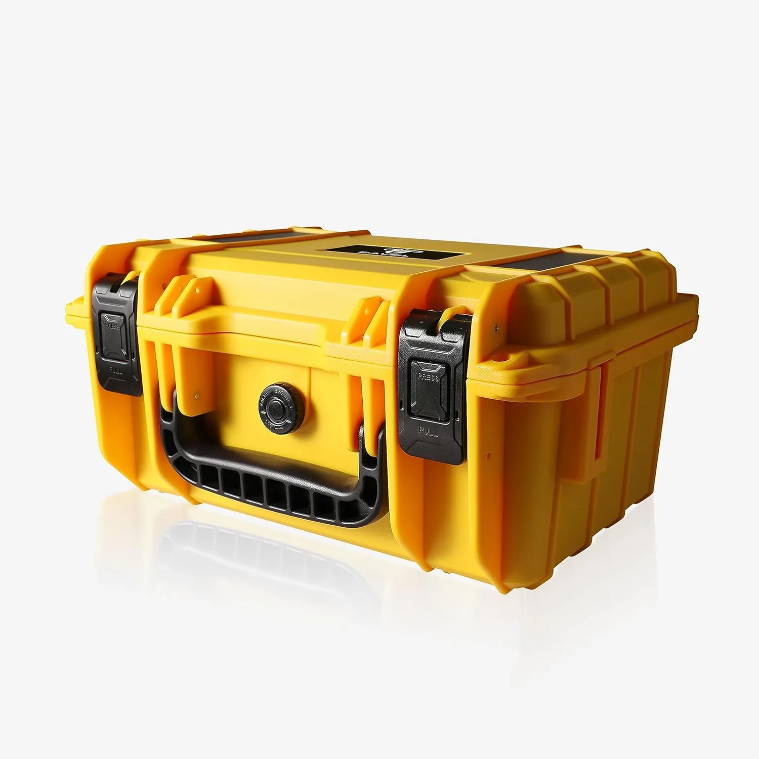 AC03 Knife Case for 24 Folding Knives-IPX7 Waterproof Heavy Duty Pocket Knife Storage Hard Case Box Storage Organizer,Folding Knife Collection Protective Box(Yellow)