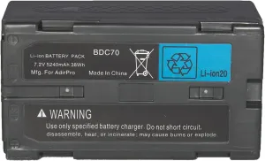 AdirPro BDC70 - BDC58 - BT-70 Li Ion Battery for Topcon & Sokkia Total Stations, Robotic Total Stations and GNSS Receivers