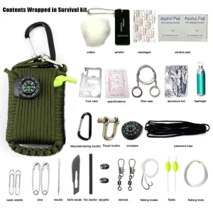Aid Kit Cutting-edge software Emergency Outdoor Act fast 29-in-One First