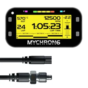 AIM Mychron 6 1T with M10 Water Temperature Sensor