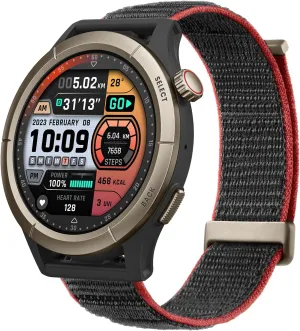 Amazfit Cheetah Pro 47mm Running Sports Smart Watch with Dual-Band GPS, Route navigation, Offline Maps, Training Template, 1.45'' AMOLED Display, 14-Day Battery, Activity Trackers and Smartwatches