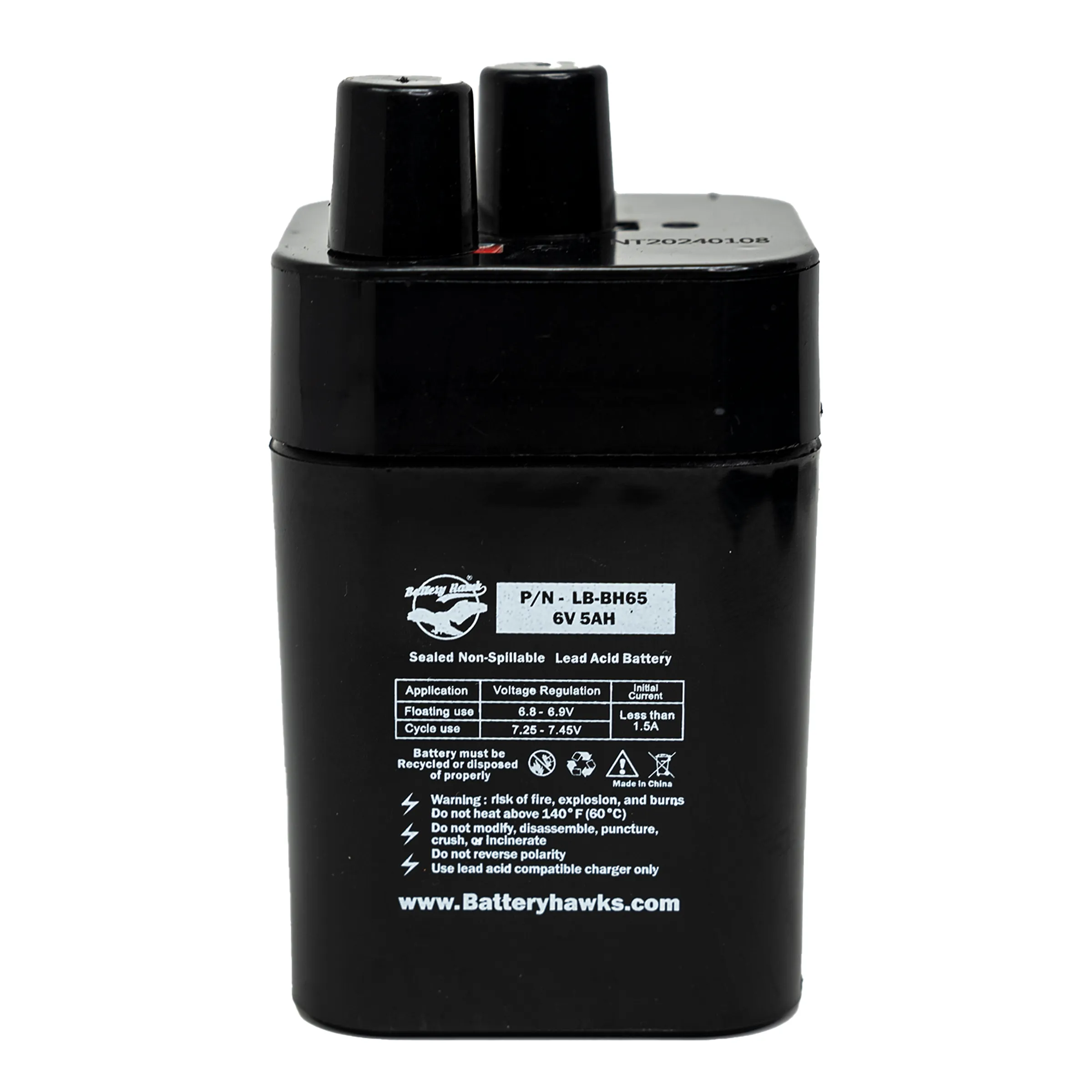 American Hunter 28314 AmHntr Werker WKA65SP Power-Sonic PS-650L 6V 5AH Battery