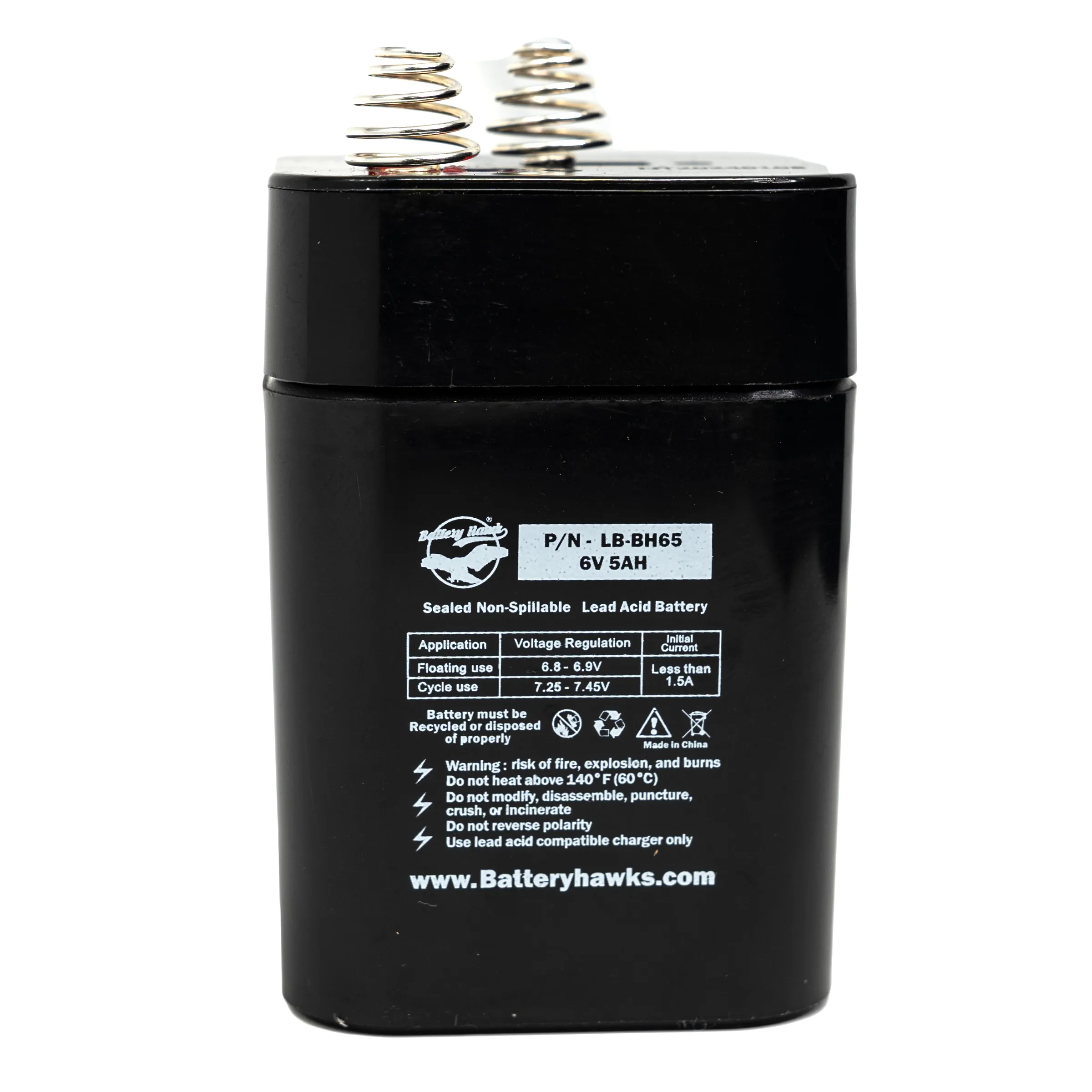 American Hunter 28314 AmHntr Werker WKA65SP Power-Sonic PS-650L 6V 5AH Battery